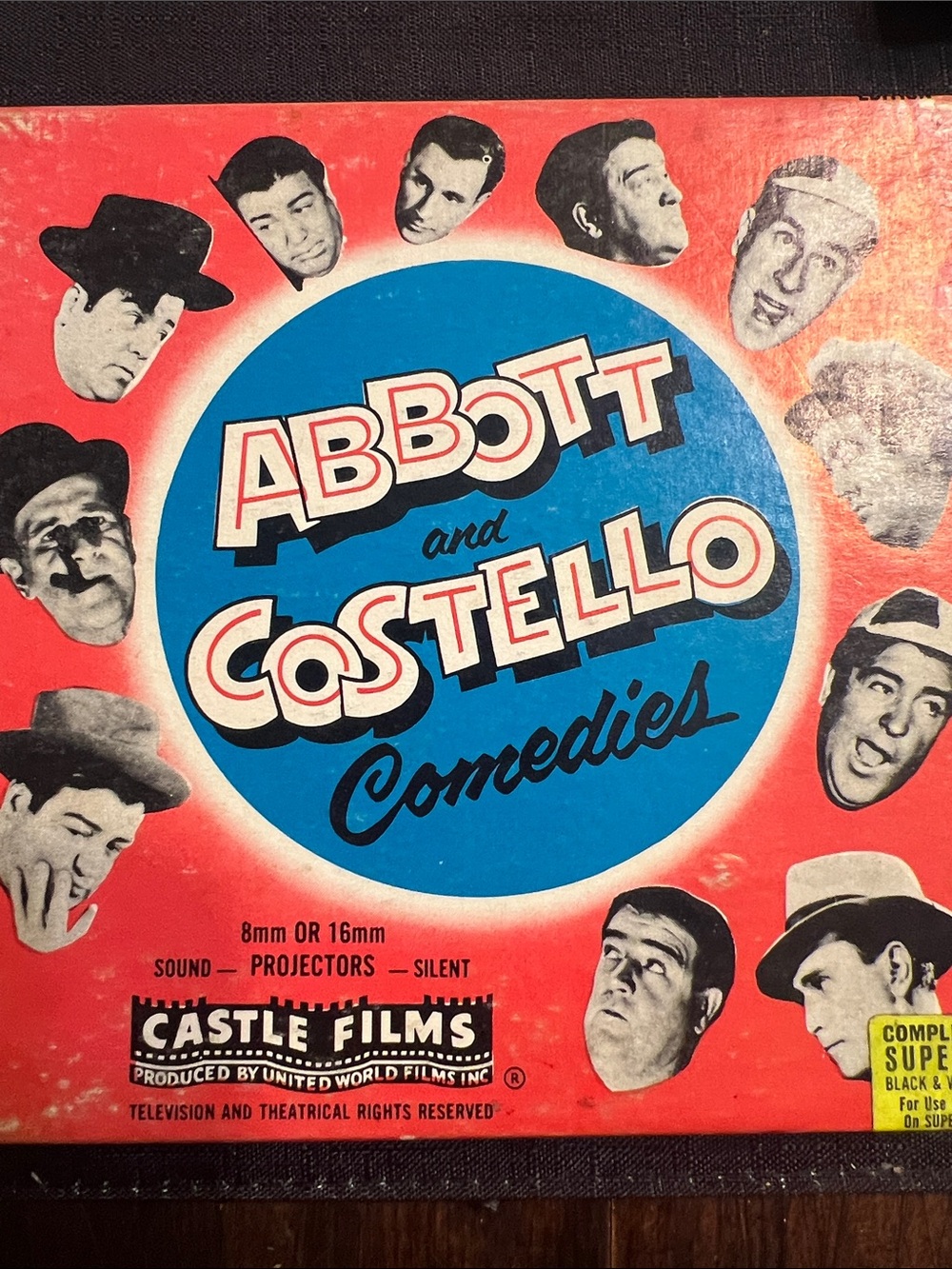 Abbott and Costello Comedies Vintage Film Box